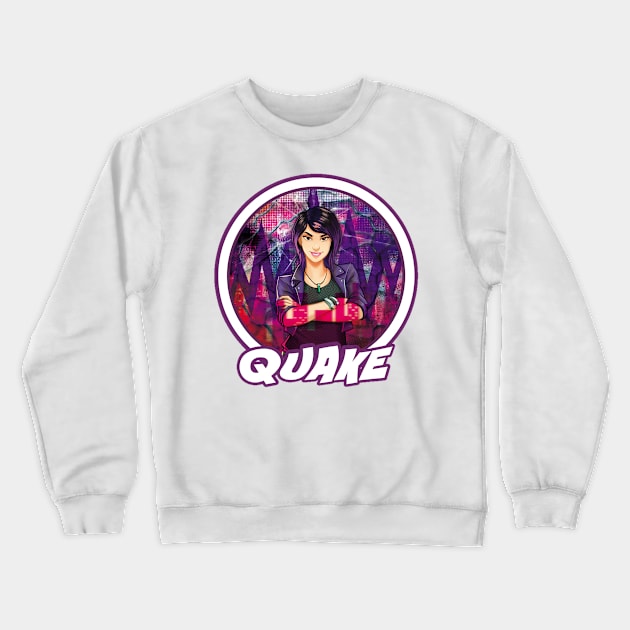 Quake (Marvel Rising) Crewneck Sweatshirt by DaisyTheQuake